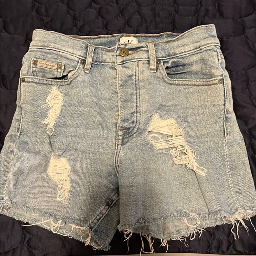 Calvin klein denim shorts